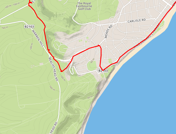 In the end, I made my own way down :)