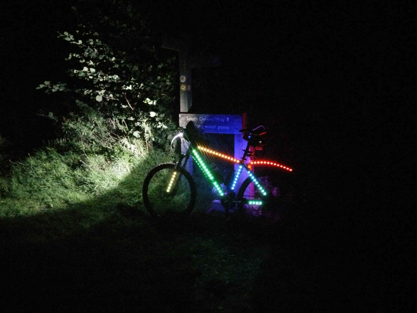 The first tap, 18km in at Lomer Farm