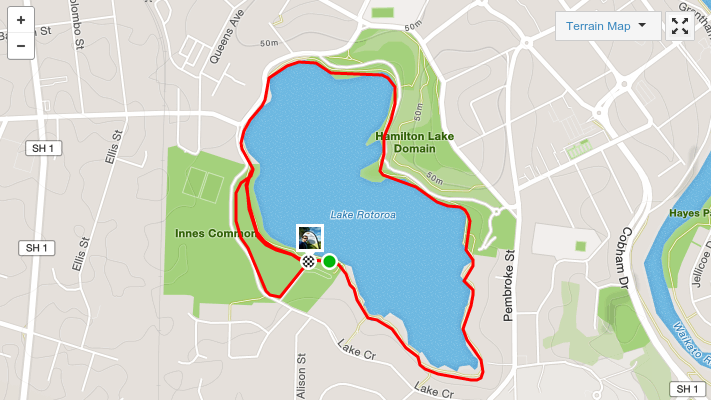 A beautiful course on a beautiful morning